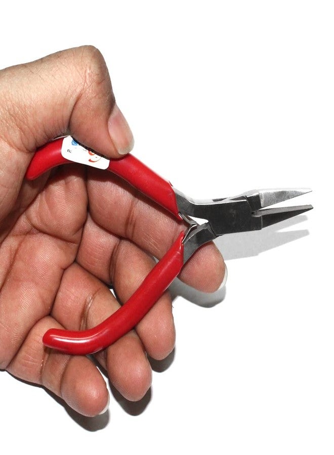 ATAR Nose Plier || Flat Nose Plier For Jewelry Making || Plier Tool (Plas) || Size - 4.5 Inch (Colour of grip may vary) - Image 3